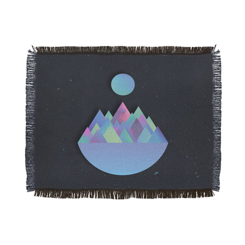 Adam Priester Moon Peaks Alternative Throw Blanket