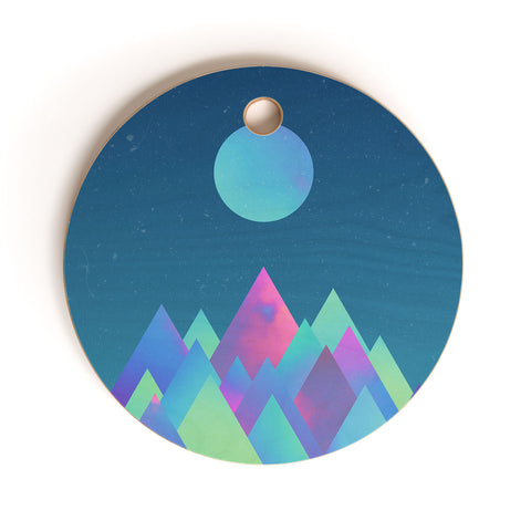 Adam Priester Moon Peaks Cutting Board Round