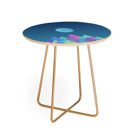 Adam Priester Moon Peaks Round Side Table
