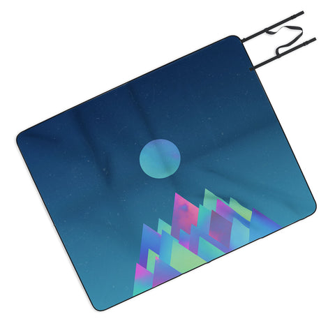 Adam Priester Moon Peaks Picnic Blanket