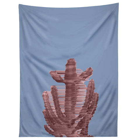 Adam Priester Rose Quartz Cactus Tapestry