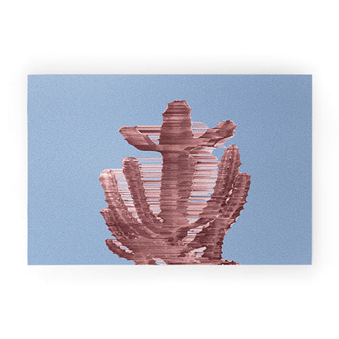 Adam Priester Rose Quartz Cactus Welcome Mat
