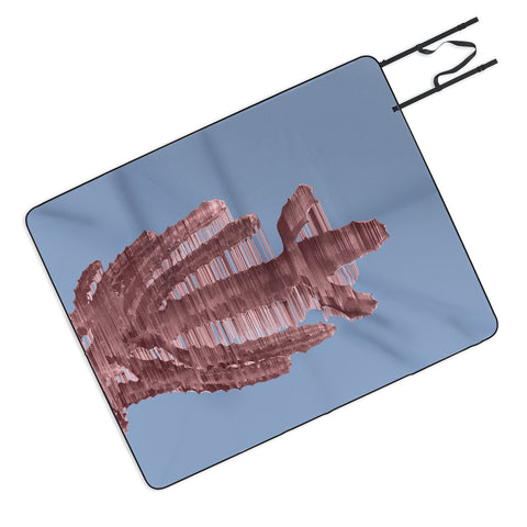 Adam Priester Rose Quartz Cactus Picnic Blanket