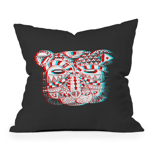 Adam Priester Spirit Bear Throw Pillow