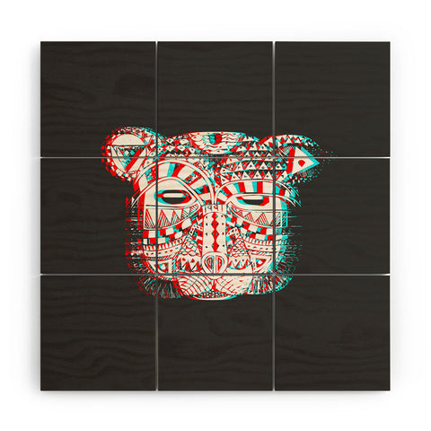 Adam Priester Spirit Bear Wood Wall Mural