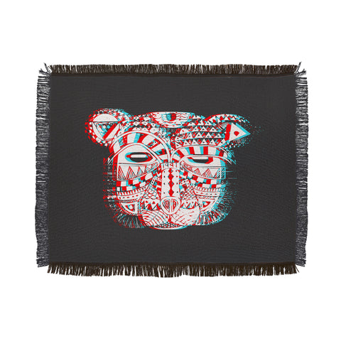 Adam Priester Spirit Bear Throw Blanket