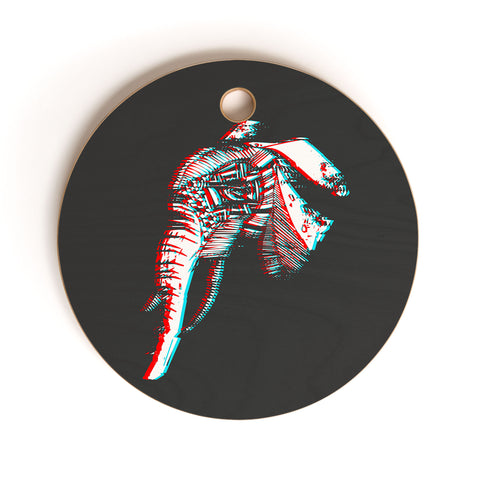 Adam Priester Spirit Elephant Cutting Board Round