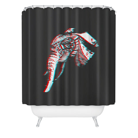 Adam Priester Spirit Elephant Shower Curtain