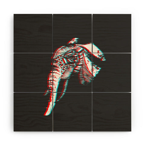 Adam Priester Spirit Elephant Wood Wall Mural