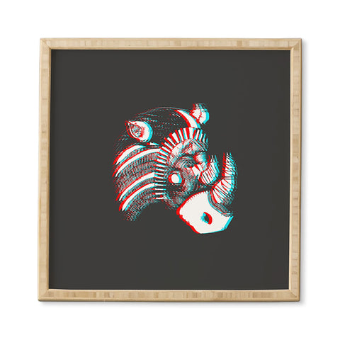 Adam Priester Spirit Rhino Framed Wall Art