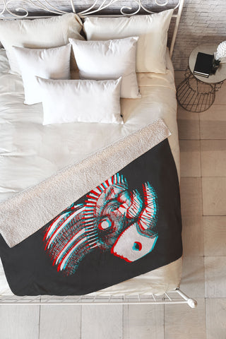 Adam Priester Spirit Rhino Fleece Throw Blanket