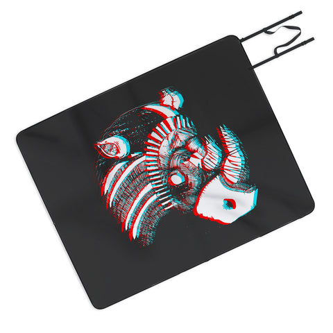 Adam Priester Spirit Rhino Picnic Blanket