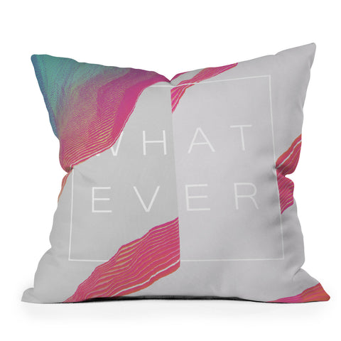 Adam Priester Whatever Whatever Throw Pillow