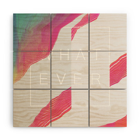Adam Priester Whatever Whatever Wood Wall Mural