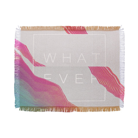 Adam Priester Whatever Whatever Throw Blanket