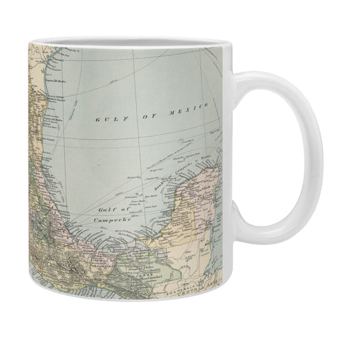 Adam Shaw Old Mexico Map 1891 Coffee Mug
