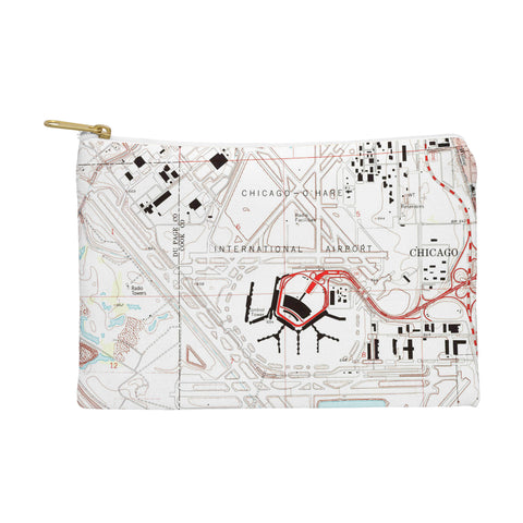 Adam Shaw ORD Chicago OHare Airport Map Pouch