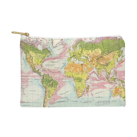 Adam Shaw World Map of Mother Nature Pouch