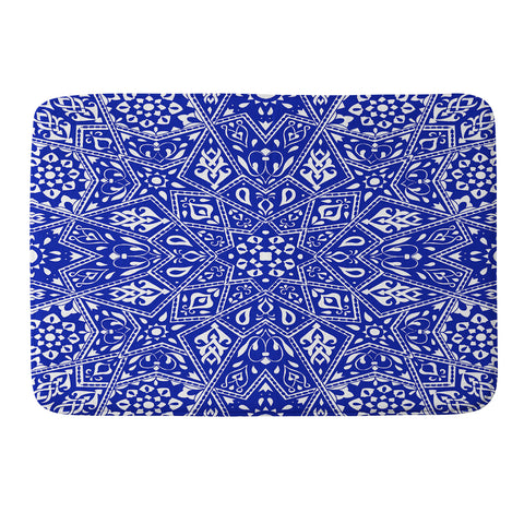 Aimee St Hill Amirah Blue Memory Foam Bath Mat