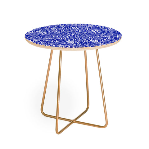 Aimee St Hill Amirah Blue Round Side Table