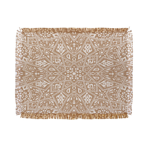 Aimee St Hill Amirah Neutral Throw Blanket