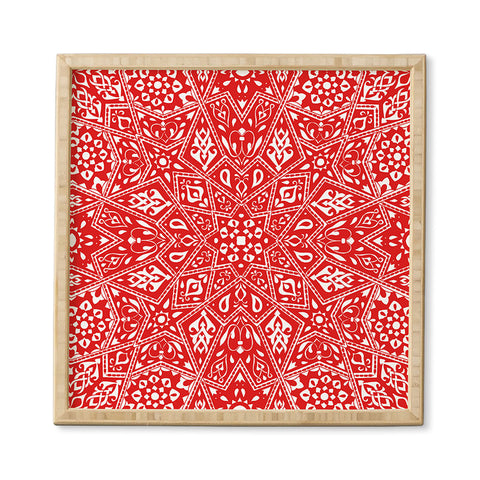 Aimee St Hill Amirah Red Framed Wall Art