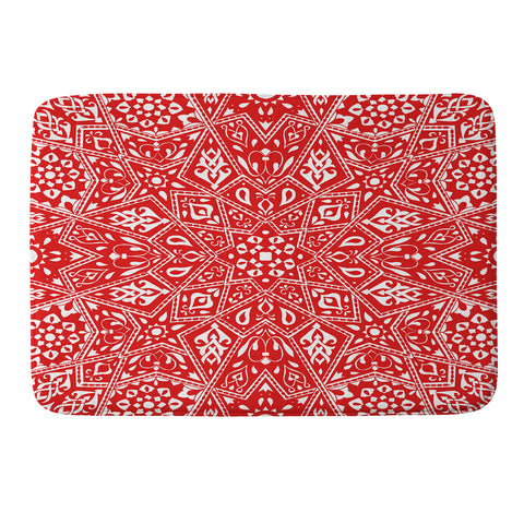 Aimee St Hill Amirah Red Memory Foam Bath Mat