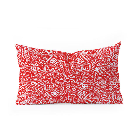 Aimee St Hill Amirah Red Oblong Throw Pillow