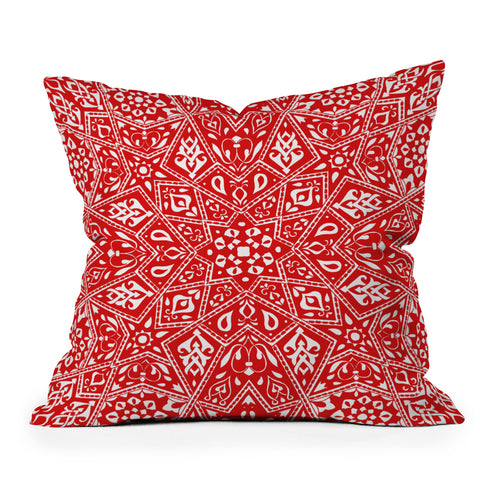 Aimee St Hill Amirah Red Throw Pillow