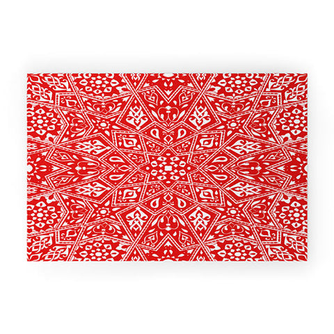 Aimee St Hill Amirah Red Welcome Mat