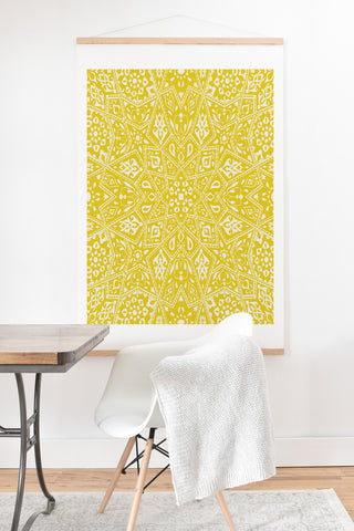 Aimee St Hill Amirah Yellow Art Print And Hanger