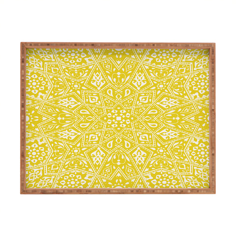 Aimee St Hill Amirah Yellow Rectangular Tray