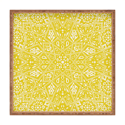 Aimee St Hill Amirah Yellow Square Tray