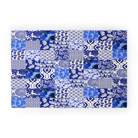 Aimee St Hill Blue Is Just A Mood Welcome Mat