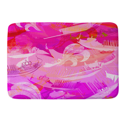 Aimee St Hill Boats Memory Foam Bath Mat