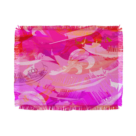 Aimee St Hill Boats Throw Blanket