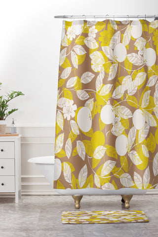 Aimee St Hill Branch Out Shower Curtain And Mat