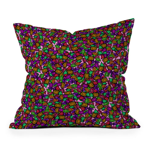 Aimee St Hill Bright Gems Throw Pillow
