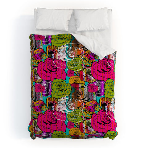 Aimee St Hill Bright Roses Duvet Cover