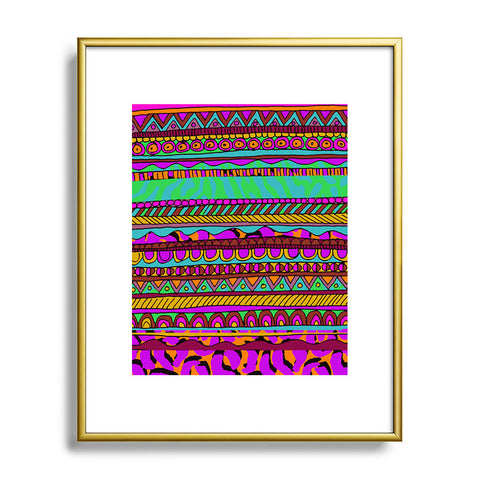 Aimee St Hill Bright Tribal Metal Framed Art Print
