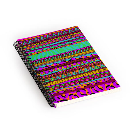 Aimee St Hill Bright Tribal Spiral Notebook