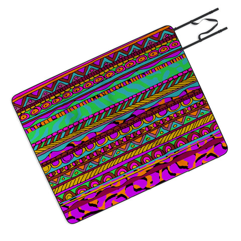 Aimee St Hill Bright Tribal Picnic Blanket