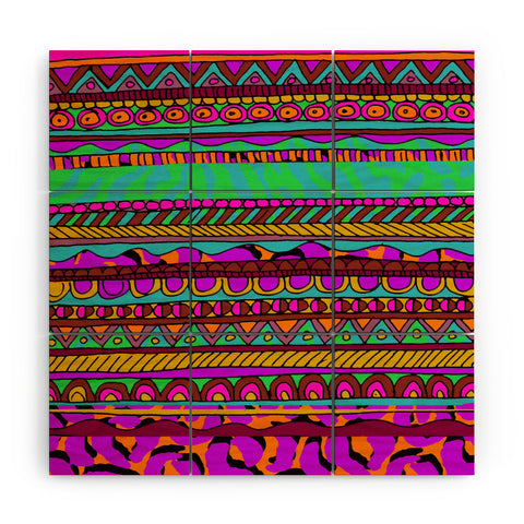 Aimee St Hill Bright Tribal Wood Wall Mural