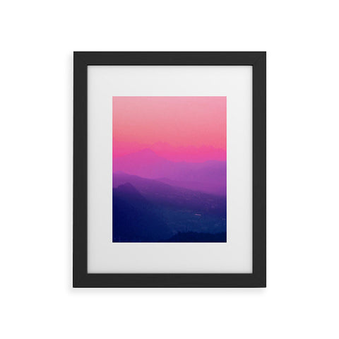 Aimee St Hill Como Sunset Framed Art Print