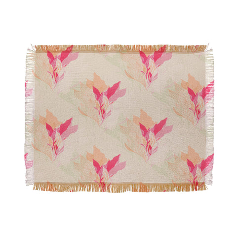 Aimee St Hill Coral 1 Throw Blanket