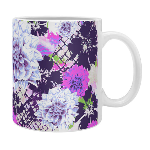 Aimee St Hill Croc And Flowers Blue Coffee Mug