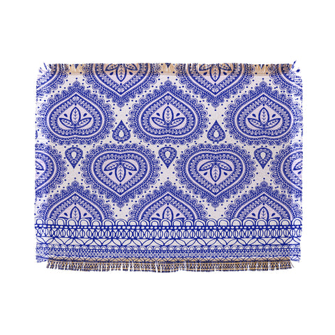 Aimee St Hill Decorative Blue Throw Blanket