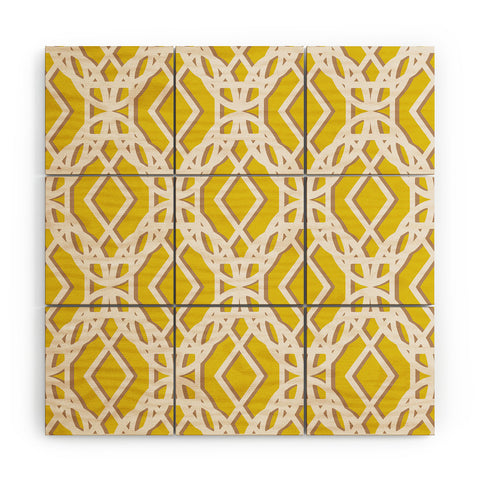 Aimee St Hill Diamonds Wood Wall Mural