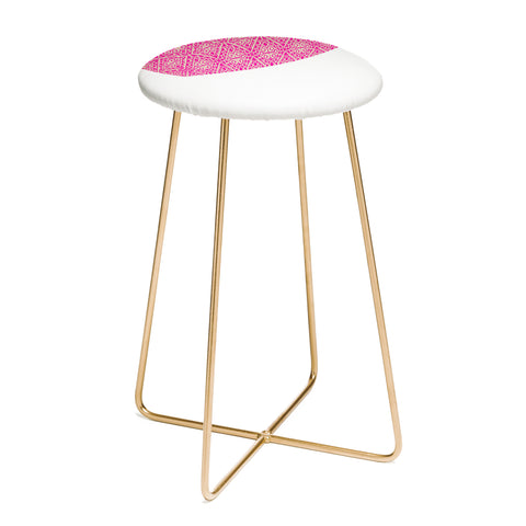 Aimee St Hill Eva All Over Pink Counter Stool