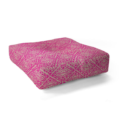 Aimee St Hill Eva All Over Pink Floor Pillow Square